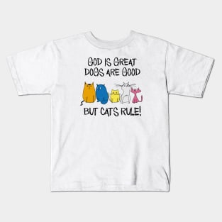 Cats Rule! Kids T-Shirt